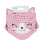 Complement Kids Örhängen Med Klister - Leopard Rosa