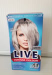 Schwarzkopf LIVE U71 METALLIC SILVER Intense Colour Permanent Hair Dye FREEPOST