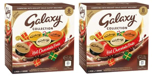 2 Boxes Hot Chocolate Pod Collection Galaxy Dolce Gusto Compatible 16 x 17g