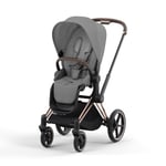 Cybex, Sportsvogn, Platinum Line, Priam - Mirage Grey/Rosegold