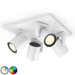 Philips Hue Argenta LED-spotti 4-lamp. valkoinen