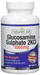 Natures Aid Glucosamine Sulphate 1500 mg, High Strength, Salt Free, 90 Tablets