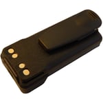 Batterie compatible avec Motorola DP2600E, APX4000, DP4000, DP4400, DP4401 radio talkie-walkie (2200mAh, 7,4V, Li-ion) - avec clip de ceinture - Vhbw