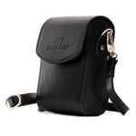 MegaGear MG1428 Panasonic Lumix DC-ZS200, TZ200, Leica C-Lux Leather Camera Case with Strap - Black