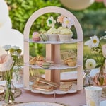 Ginger Ray Floral Afternoon Tea and Treats Stand 3 Tier Table Centrepiece 31cm x 42cm