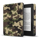 TNP Case for Kindle Paperwhite 10th Gen / 10 Generation 2018 Release - Slim Light Smart Cover Sleeve with Auto Sleep Wake Compatible with Amazon Kindle Paperwhite 2019 2020 Version (Camouflage Brown)