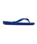 Havaianas Mens Top Sandals - Blue PVC - Size UK 11-12.5
