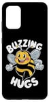 Galaxy S20+ Buzzing Hugs Cute Bee Flying with a Smile Case