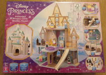 Disney Princess Wooden Figures Enchanted Castle Playset 3+ 9 Rooms Double Sided