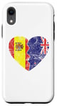 iPhone XR New Zealander Spanish Flag Heart | Spain New Zealand Roots Case
