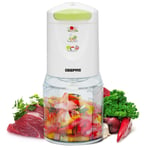 Mini Food Chopper Processor Meat Vegetable Multi Mixer 0.5L Jar Geepas