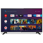 Cello ZG0234 43” Smart Android TV with Freeview Play, Google Assistant, Google Chromecast, Disney+, Netflix, Prime Video, Apple TV+, BBC iPlayer, Made in the UK (2021 model)