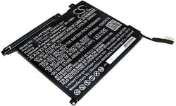 Kompatibelt med HP Pro Tablet 10 EE G1(M5G22UTR), 3.7V, 7600 mAh