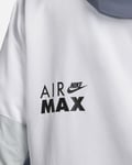 Nike Air Max NSW Mens Full Zip Hoodie Poly Fleece White Size Large DO7234 100