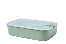 Mepal – Food container EasyClip – Food containers with lids - Clip closure - Suitable for the microwave, steam oven, refrigerator & freezer - Airtight & leakproof - 2250 ml - Nordic sage