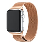 Apple Watch 42mm unique stainless steel watch band - Champagne Gold