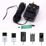 5m Supply Power Adapter Transformer Cable For Ring Video Doorbell 2 Pro Uk Plug