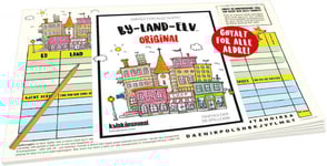 Kjøleskapspoesi Kylskåpspoesi By-Land-Elv (Spilleark) Flerfarget