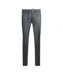 Diesel Mens Thommer-Y-NE 069NC 02 Black Jogg Jeans Cotton - Size 30W/32L