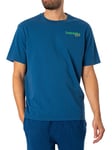 LacosteBrand Chest Logo T-Shirt - Dark Blue