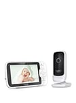 Hubble Nursery View Premium 5'' Static Video Baby Monitor, White