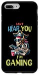 Coque pour iPhone 7 Plus/8 Plus Lunettes de soleil pour jeux vidéo - Motif crâne de pirate - Pour Halloween