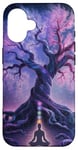 Chakra Méditation Arbre Nature Univers Éléments Coque pour iPhone 16