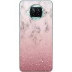 Xiaomi Mi 10T Lite 5G Gjennomsiktig Telefondeksel Glitter och marmor