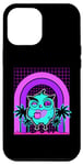 iPhone 13 Pro Max Aesthetic Vaporwave Outfits with Coffee Owl Vaporwave Case