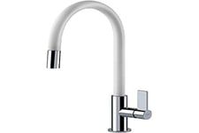 Franke Kitchen Sink with Pull-Out spout Ambient Evo-Chrome/White 115.0373.949