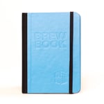 KaffeBox Brew Book - Daily Coffee Journal Hard Cover , Blue