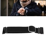 22mm flätat klockarmband 26mm spänne justerat stretchigt spänne stängning flätat ersättningsband för Fenix 7X svart