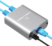 Switch Ethernet 1 À 2 1000Mbps Switch Rj45 Multipr Rj45 Splitter Lan Switch Network Splitter Switch Ethernet Répartiteur Rj45 Pour Les Ordinateurs Les Routeurs Et Les Décodeurs.[X825]