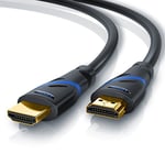 CSL - Câble HDMI 2.1 8k - Câble certifié - 2m - 4k@120Hz 8k@60Hz - UHD II - Ultra High Speed Ethernet 48Gbps - HDMI 2.1 8k 16k / 2.0 4k - HDR 10+ eARC 3D VRR HDCP 2.2&2.3 - Gaming TV PS5 Xbox