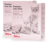 Selected by ZOO Kattsand Unscented Multicat 10L x 2 st