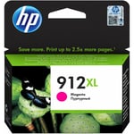 Hewlett Packard - hp 912XL - Original - Encre à pigments - Magenta - hp - OfficeJet 8012 - OfficeJet 8014 - OfficeJet 8015 - OfficeJet Pro 8022