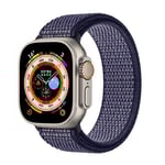Nylon klockarmband Apple Watch Ultra 2 (49mm) - Midnight blue
