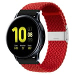 Flettet elastisk armbånd Samsung Galaxy Watch Active 2 (40mm) - mørk