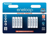 Panasonic Eneloop ladattava AAA paristo 8kpl