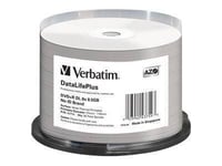 Verbatim DataLifePlus Professional - 50 x DVD+R DL - 8.5 Go 8x - surface imprimable thermique large - spindle