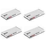4x Ersättningsdelar Hepa Filter för -ha 50 Hepa Airclean Filter för S4/s5/s6/s8 C2-c3 Dammsugare White