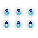 6 X NIVEA REFRESHINGLY SOFT MOISTURISING CREAM 50ml