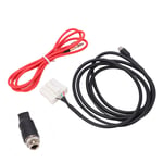 5.0 Radio Audio Cable Car Radio AUX Wire Strong Compatibility High Speed For