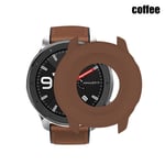 For Huami Amazfit Gtr 47mm Silicone Watch Case Screen Coffee