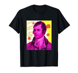 Robert Burns a Red Rose Poem Portrait T-Shirt