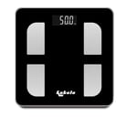 Kabalo Bluetooth Black 180kg Capacity Electronic BODY FAT Scale Digital Multi-Function Composition Water Muscle Bone Calories BMI Analyser