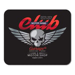 Motor Skull Garage Service Shop Home School Game Player Computer Worker MouseMat Mouse Padch