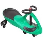 Rexco Swing Car Ride On Swivel Scooter Childrens Toy Kids Wiggle Gyro Twist And Go Xmas (Green)