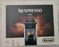 Nespresso Pixie Coffee Machine,Aluminium Black,Nespresso Warranty. Over 350 sold