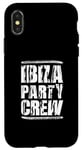 Coque pour iPhone X/XS Équipe Ibiza Party | Équipe de vacances d'été